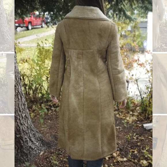 1970s SAWYER OF NAPA Boho Shearling Sheepskin S - Picture 3 of 7